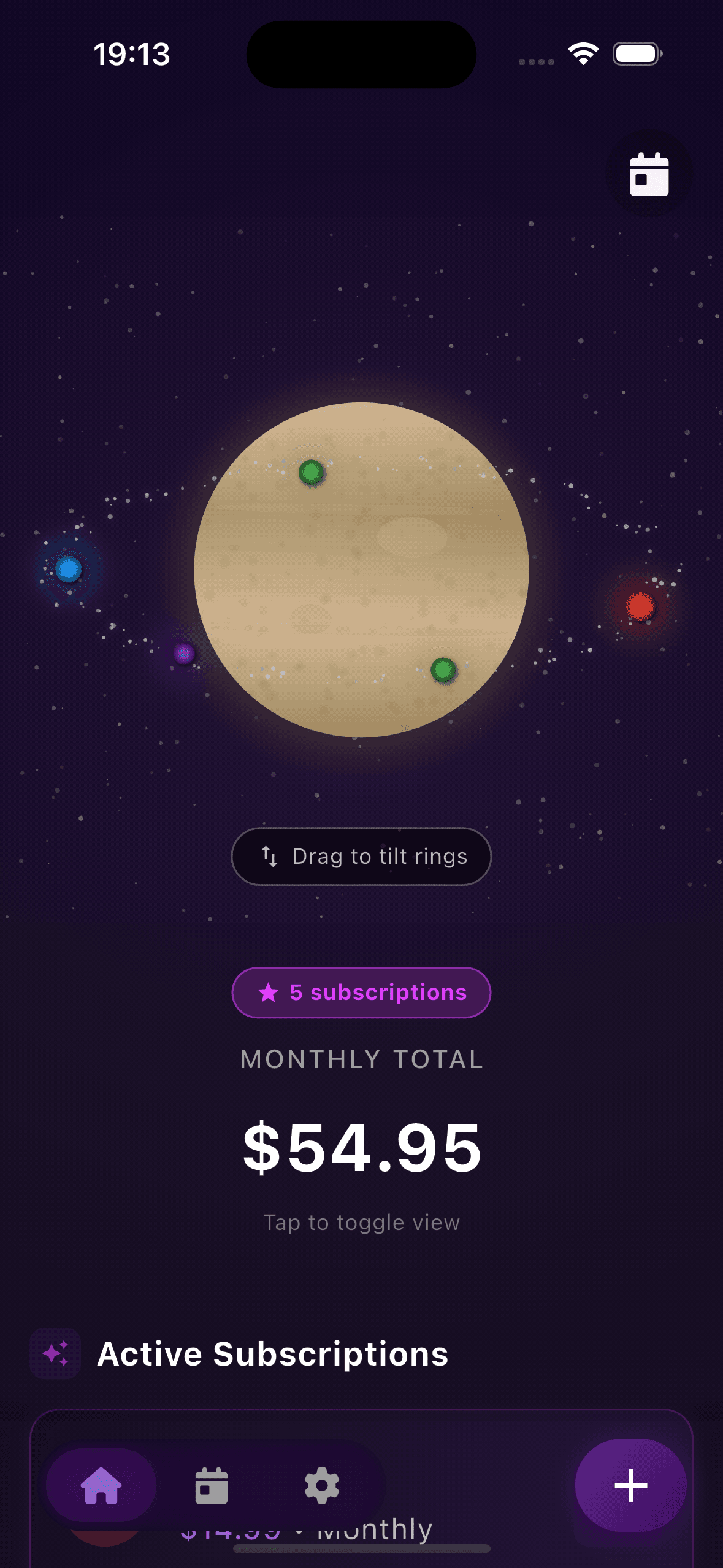 Aether App Screenshot